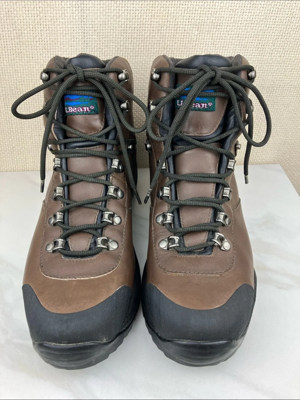 LL Bean GTX Leather Mid Hiking Boots FLAW